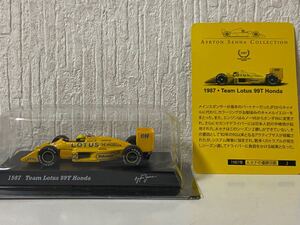 京商 1/64 アイルトンセナ ロータス 99T ホンダ #12 F1 GP 1987 CVS#57 KYOSHO AyrtonSenna Lotus HONDA