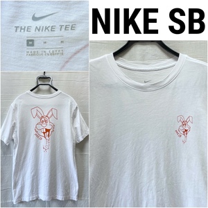 NIKE SB ナイキ SB Tシャツ ダンク Mサイズ ホワイト BV7050-100 ウサギ スケートボード