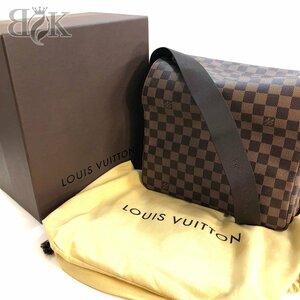 美品 ルイヴィトン ダミエ ナヴィグリオ N45255 ショルダーバッグ レディース 鞄 LOUIS VUITTON 中古 ★