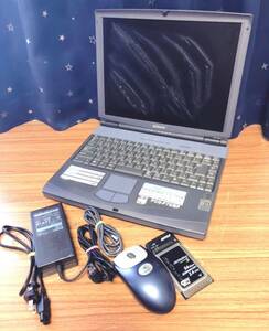 SONY/ソニー/VAIO/バイオ/PCG-932B/ノートパソコン/Windows Me/celeron/14.1型/付属品付き/ヴィンテージ/中古品/現状品/ジャンク/KY88