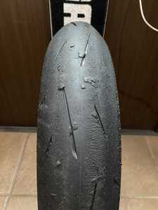 中古MCタイヤ DUNLOP SPORTMAX α-13SP 110/70R17 ダンロップ スポーツマックス 110 70 17 2617 A1389