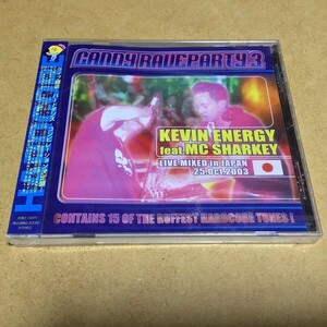 【未開封】KEVIN ENERGY feat. MC SHARKEY／CANDY RAVEPARTY3 [LIVE MIXED in JAPAN 25.Oct.2003]　LPUCD-003