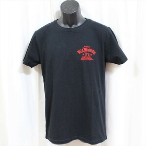 エドハーディー ED HARDY メンズ半袖Tシャツ ブラック Lサイズ EDT009 新品 黒