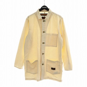 ネイバーフッド NEIGHBORHOOD DEALER/C-COAT カバーオール ディーラー コート ロゴ M アイボリー ■GY12 /MQ メンズ