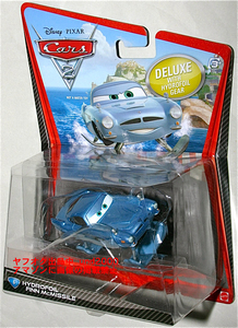 マテル カーズ2 デラックス 1/55 ハイドロフォイル フィン マックミサイルHydorofoil Finn McMissile 水中翼船 キャラクターカーPixar Cars