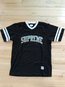 Supreme シュプリーム 2017aw Football Tシャツ Glitter Arc logo M