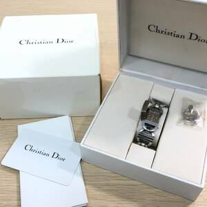 Christian Dior クリスチャンディオール Pandiora パンディオラ D78-100 シルバー文字盤 腕時計 / 箱