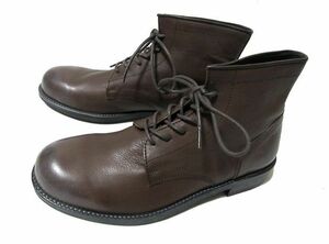 41 新品 定価41800円 PADRONE パドローネ LACE UP BOOTS レースアップ レザー ブーツ シューズ ダークブラウン PU8586-1107-17A /P57