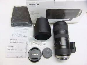 タムロン TAMRON 70-200mm F2.8 Di VC USD G2 ニコン用 フード,ケース,元箱付 カビ,クモリなし AF動作確認済