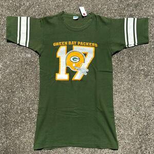70s Champion Green Bay Packers Tシャツ 半袖Tシャツ ヴィンテージ　カットソー グリーン　バータグ　ランタグ　フットボール