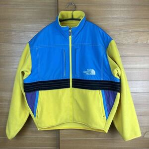 THE NORTH FACE ザノースフェイス SKI WEAR C-TK 3675 日本製 90S FLEECE JACKET フリースジャケット L ブルー/イエロー/パープル