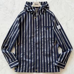 美品/L相当★ MONCLER GAMME BLEU モンクレール ガムブルー byトムブラウン マウンテンパーカー ナイロンジャケット ITALY製 ネイビー