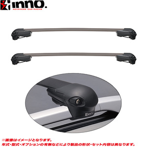 INNO/イノー ベースキャリアセット BMW X3(E83) PA/PC H16.7～H23.3 ルーフレール付車用 XS100 + XB108BK + XB108BK