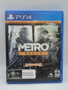 【中古現状品】ゲームソフト PS4用ソフト メトロ リダックス METRO REDUX ブルーレイ 外国版 GA1A-CP-7MA1068