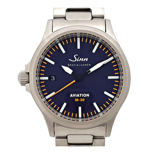 ジン 556.AVIATION 556.IM-30 自動巻き ステンレススティール メンズ Sinn 中古 【時計】