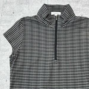 Calvin Klein GOLF ハーフジップ Tシャツ カルバンクライン　　袖ワンポイント 日本製 ハイクオリティー デサント 早3973