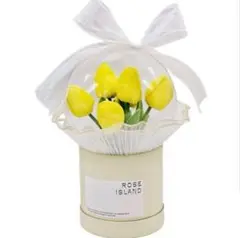 ソープフラワー 花束 誕生日 プレゼント 母の日 記念日 せっけん 石鹸 黄色