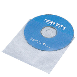 【100枚×10セット】 サンワサプライ CD・CD-R用不織布ケース FCD-F100X10