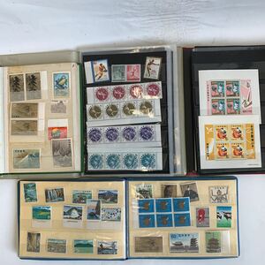 切手　未使用　4冊　1964年東京オリンピック、日本万博博覧会記念切手など　全て未使用品