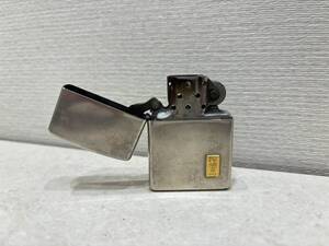 M6690　火花散ります！　ZIPPO ジッポ　シルバー　 K24 GOLD INGOT 999.9　シリアルNO有 オイルライター　喫煙具　