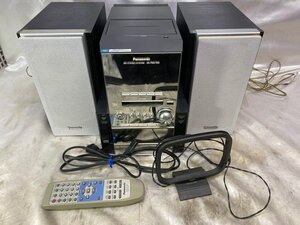 【現状品】Panasonic パナソニック MDステレオシステム SC-PM57MD 通電&CDのみ確認