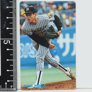 91年 カルビー プロ野球カード No.127【野田 浩司 投手 阪神タイガース】平成3年 1991年 当時物 Calbeeおまけ食玩BASEBALL【中古】