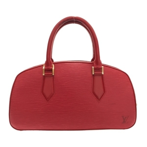 ルイヴィトン LOUIS VUITTON ハンドバッグ M52087 ジャスミン レザー（LVのロゴ刻印入り） カスティリアンレッド TH0033 バッグ エピ