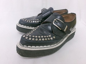 GEORGE COX ジョージコックス スタッズシューズ 靴 平底鞋　Flat shoes ブラック