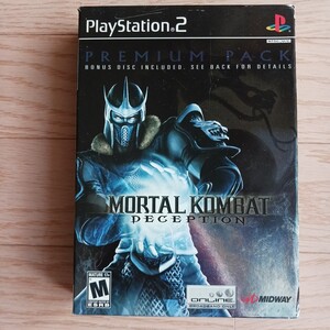 MORTAL KOMBAT DECEPTION PREMIUM PACK モータルコンバット ディセプション プレミアム パック PS2 北米版　