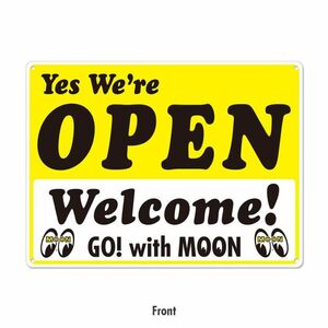 送料460円より　MOON OPEN / CLOSED サイン プレート [MG996]　MOONEYES