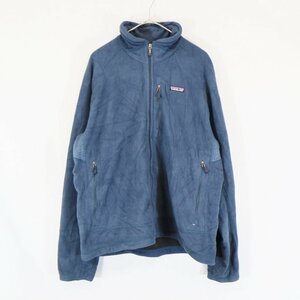 2000年代 patagonia パタゴニア レギュレーター R4 フリースジャケット 防寒 登山 アウトドア ネイビーブルー (メンズ XL) 中古 古着 N5517