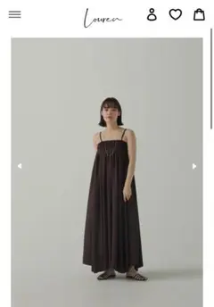 louren shirring volume dress