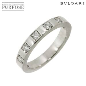 ブルガリ BVLGARI マリーミー 6.5号 リング ダイヤ 5P Pt プラチナ 指輪 Marry Me Ring 90247551