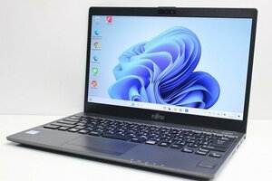 1円スタート ノートパソコン Windows11 WPS office搭載 ハイスペック 富士通 LIFEBOOK U938 第8世代 Core i7 メモリ8GB SSD256GB カメラ