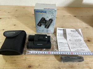 【長期保管品】双眼鏡 OLYMPUS オリンパス 1025WP II 10倍 防水 折り畳み式 収納ケース付属 ブラック