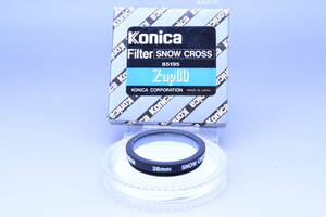 【送料無料】Konica　コニカ SNOW CROSS 38mm　レンズフィルター