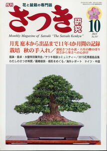 【月刊さつき研究】2015.10 ★ 月光 庭木から出品まで11年4カ月間の記録/栽培 秋の手入れ