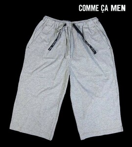 F日06687新品▼ コムサメン ドット柄 ショートパンツ 【 M 】 ハーフパンツ COMME CA MEN マイルウェア グレー系