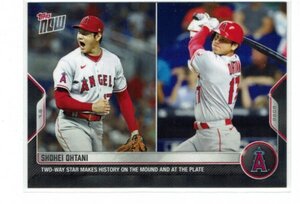 【大谷翔平】2022 MLB Topps Now Two-Way Star Makes History On The Mound And At The Plate #478