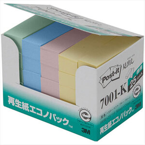 【5個セット】 3M Post-it ポストイット 再生紙エコノパック 見出し 3M-7001-KX5 /l