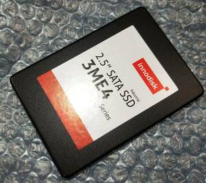 【中古パーツ】2.5 SATA SSD 1台　正常 innodisk SATA SSD 3ME4 64GB 使用時間31874H ■SSD3123