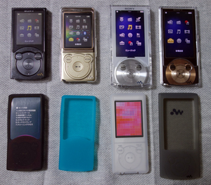 WALKMAN ウォークマン 4個セット 全て稼働品 NW-S746（32GB）・NW-S775（16GB）・NW-A856（32GB）・NW-A847（64GB） 専用ケース付 ソニー