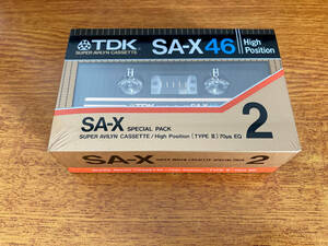 在庫4 カセットテープ TDK SA-X 2本 00251