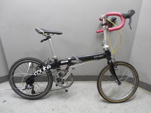 DAHON・ダホン・route・ミニベロ・折り畳み自転車・黒色 / 基本未整備・現状渡し・ジャンク品扱いにて・ペダル欠品してます