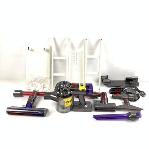 dyson ダイソン SV10/SV10K コードレスクリーナー 中間パイプ:約66cm コンビネーションノズル/隙間ノズル/他付属品多数＊簡易検査品【TB】