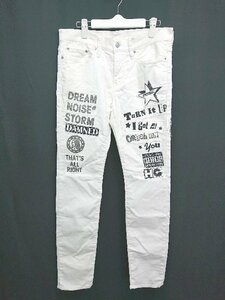 ◇ HYSTERIC GLAMOUR ヒステリックグラマー KINKYJEANS デニム ジーンズ パンツ サイズ29 ホワイト メンズ レディース P