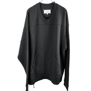 Maison Margiela(メゾン マルジェラ) Layer Design Zip Sweat long sleeve T Shirt 17AW (black)