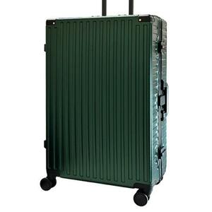 新品未使用 1円スタート（B-864）2023-L-Green/グリーン 大型 軽量 フレームタイプ アウトレット スーツケース 訳アリ キャリーバッグ