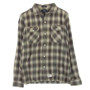 WTAPS ダブルタップス 10AW 102GWDT-SHM03 L/S VATOS SHIRT チェック 長袖 シャツ M【中古】