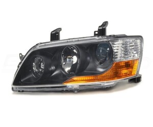 ミツビシ 純正 ランサー ランエボ 8 ヘッドライト ヘッドランプ 左 Lancer EVO8 LAMP UNIT HEADLIGHT LH Mitsubishi 未使用 三菱